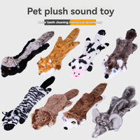 Accessoires personnalisés pour jouets en gros : Housse vide non remplie, résistante et durable, jouet à mâcher en peluche non rempli pour chien, jouet couineur pour animaux de compagnie