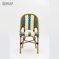 Meubles de jardin en aluminium, tables de banquet, chaise en rotin, chaise ronde en osier, design moderne, utilisation en extérieur