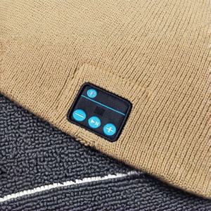 Venta al por mayor caliente 22*20*2cm hombres y mujeres Bluetooth Winter Bean Hat para ASMR calidez escuchar música canciones para dormir - Product Image 6