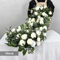 DKB Kunstblumen-Fabrik Großhandel Künstliche Seidenblumen-Dekoration Hochzeits-Tischdekoration und Tischläufer