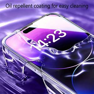 Protezione dello schermo di facile installazione senza polvere <span class=keywords><strong>per</strong></span> <span class=keywords><strong>iPhone</strong></span> 17 16 15 14 13 12 Pro Max 17 <span class=keywords><strong>pellicola</strong></span> antigraffio in vetro temperato aria - Product Image 6