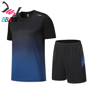 Unisex <b>Women's</b> Fast Dry Knit T-shirt and Short Sports <b>Running</b> Training Sets <b>Women</b>''s Tracksuit Summer Sets - Product Image 3