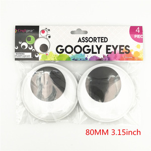 Ojos Móviles de PVC Grandes al por Mayor, Ojos Redondos 3D Gigantes para Manualidades, Muñecos de Peluche Kawaii, Ojos Móviles para Manualidades Hechas a Mano - Product Image 6