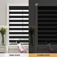 Stores zébrés intelligents motorisés en polyester pour bureaux, hôtels et extérieurs – Stores, volets et persiennes connectés avec contrôle WiFi et Alexa