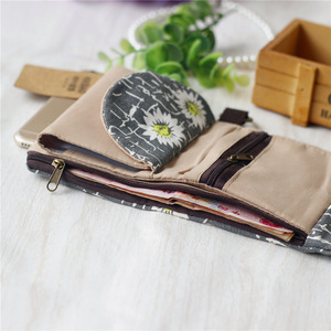 Monedero Ecológico con Llavero y Tarjetero, Estampado Triple, <span class=keywords><strong>de</strong></span> Lona, con Cierre, para Hombre y Mujer, Diseño Personalizado - Product Image 3
