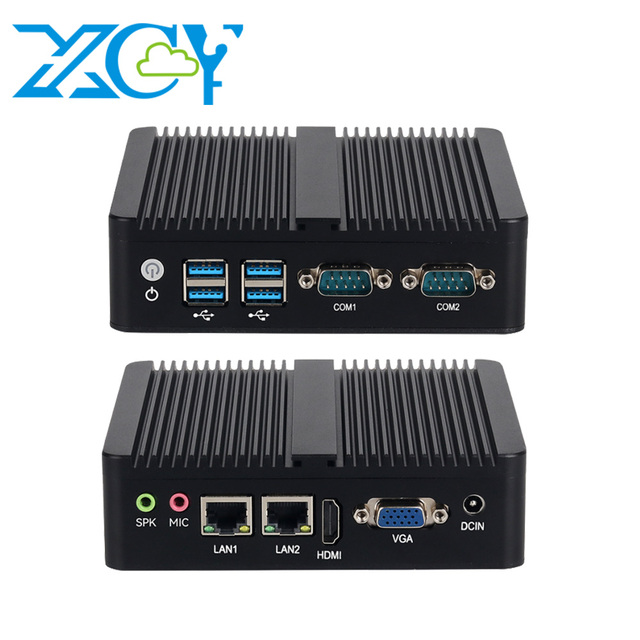 12V Mini PC Intel N5095 DDR4 RAM M.2 NVME 2 RJ45 Gigabit Ethernet RS232 COM Industrial Minipc LINUX Fanless Micro Computer