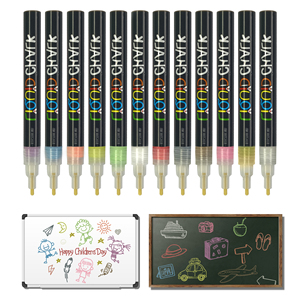 Marqueur à craie 32 couleurs 6.mm adapté au bureau de l'école, enseignant, tableau noir, marqueur d'enseignement, stylo marqueur de création de <span class=keywords><strong>caricature</strong></span> bricolage - Product Image 5