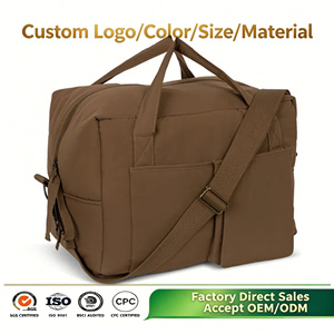 Sac à langer imperméable en polyester pour maman avec sangles de poussette, sac de voyage quotidien pour couches - Product Image 1