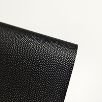 Vente en gros de boule noire tendance motif peau de poisson perle cuir synthétique 0.9mm peau épaisse