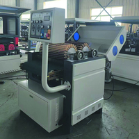 Machine à poncer à double rouleau WS630-2S, machine de polissage de surface en bois de haute précision pour panneaux de portes d'armoires