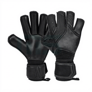 Gants de gardien de but en cuir anti-choc, respirants, avec fermeture à cordon, vente en gros, personnalisables, haute qualité, imperméables, flexibles - Product Image 1