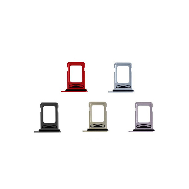 Dual SIM Card Tray Holder with Flexible Plastic Sim Card Reader Socket for iPhone 14 15 16 Pro Max