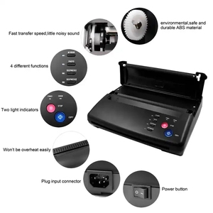 Machine de transfert de tatouage thermique durable à faible bruit, imprimante de pochoirs rapide pour studio de tatouage professionnel - Product Image 5