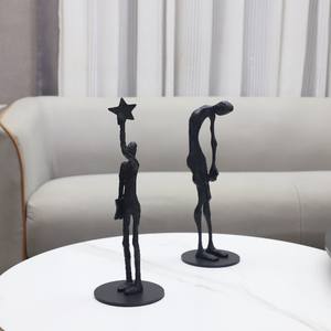 Scultura Moderna in <span class=keywords><strong>Ghisa</strong></span> con Figure Geometriche Astratte, Modello Tematico 1176 per Corridoio, Soggiorno, Hotel e Arredamento Casa - Product Image 2