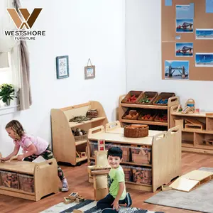 Westshore Montessori Daycare School Montessori Wooden Nursery School Table Kids Furniture Supplier Kid Table And Chair