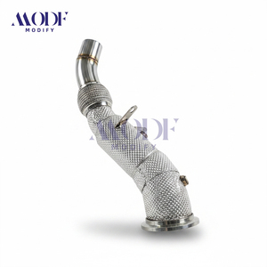 Downpipe Premium in Acciaio Inox T304 con Protezione Termica, Kit Tubo di Scarico Sportivo ad Alte Prestazioni per <span class=keywords><strong>BMW</strong></span> <span class=keywords><strong>B38</strong></span> 1.5T <span class=keywords><strong>F20</strong></span> F30 118i 318i - Product Image 5