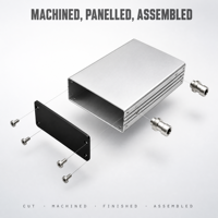 Boîtier en aluminium sur mesure TZR, extrusion, usinage CNC, anodisation, boîtier d'instrument électronique de précision, fabrication OEM