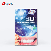 6% de peróxido menta sabor Dental blanqueamiento de dientes tiras
