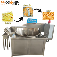 Machine de friture multifonctionnelle commerciale, friteuse automatique adaptée à une ligne de production de frites