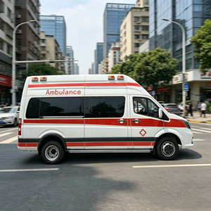Nueva Ambulancia de Emergencia JMC con Techo Alto, Motor Diésel, Transmisión Automática, EURO 5, Vehículo de Rescate Médico - Product Image 1