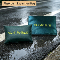 Système de prévention et de contrôle des inondations - Barrière anti-inondation, sacs non tissés absorbants l'eau et extensibles pour les secours d'urgence