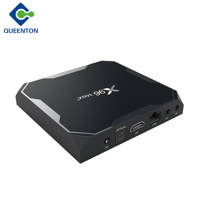 X96 Max Plus Smart TV Box Android 9.0 Amlogic S905X3 64bit Quad Core 4GB RAM 64GB ROM 8K HDR10+ 2.4G 5G WiFi BT4.1 X96max+