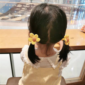 Ultime cherry ricamato arco clip di capelli del bambino set <span class=keywords><strong>con</strong></span> cute little flower bambini legami dei capelli di modo - Product Image 6