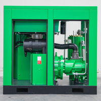 Compresseur d'air à vis professionnel lubrifié 30HP 220V 10Bar 124CFM à faible bruit avec moteur, pompe et PLC SM-30A Stationnaire