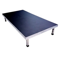 Scène de mariage modulaire portable en aluminium pour l'extérieur, structure de scène réglable en hauteur, podium de DJ portable, plateforme de scène pour événements, prix d'usine
