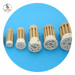 Tubi ceramici della Cordierite dei fori multipli industriali refrattari ad alta resistenza al calore del produttore - Product Image 5