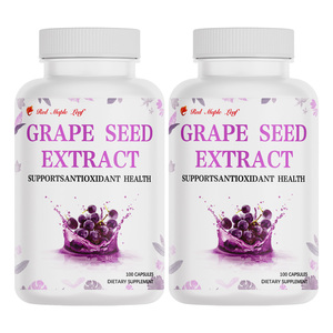 Cápsulas Duras de Extracto de <span class=keywords><strong>Semilla</strong></span> de Uva para Recuperación Deportiva, Suplemento Deportivo a Granel con Certificación GMP - Product Image 2