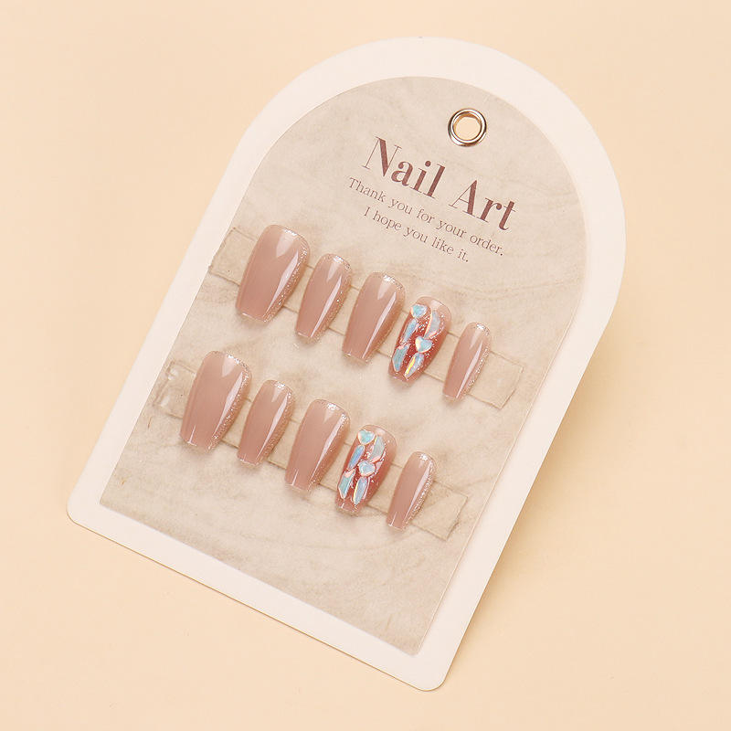 1762 À La Main Ongles Taille M 10 Pièces Boîte