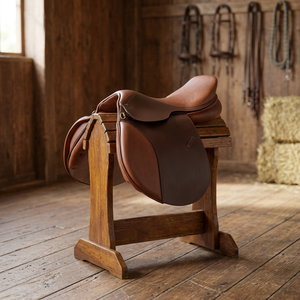 Support de selle anglais en cuir occidental de haute qualité pour chevaux - Écologique, confortable, couleur et taille personnalisables - Cosmico Ventures - Product Image 3