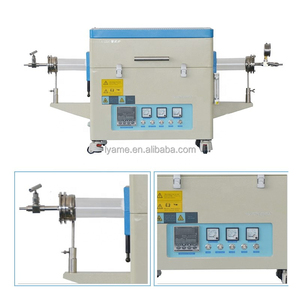 Horno de tubo programable de alta temperatura 1200C, horno de tubo de cuarzo de laboratorio al vacío - Product Image 6