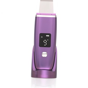 Stainless Steel Beauty Device Ultrasonic Facial Exfoliator and Body Skin Scrubber Deep <b>Pore</b> <b>Cleaner</b> for Face Care - Product Image 3