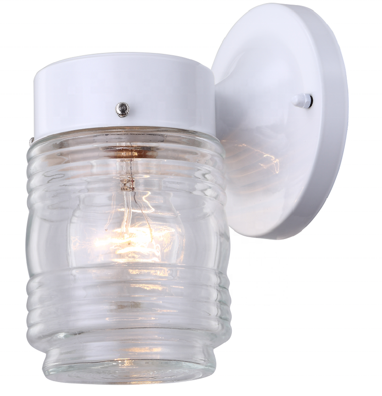 Wall Mount Outdoor Jelly Jar Lighting