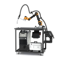 Robot de soudage industriel manuel personnalisé à 6 axes CO2 MIG MAG, charge utile de 5 kg, répétabilité de 0,02 mm, neuf