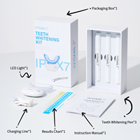 Kit de Soins Bucco-Dentaires à Domicile : Appareil Portable de Blanchiment Dentaire Sans Fil à LED, Marque Privée, Vente en Gros, Logo Personnalisé