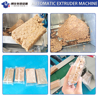 Machine d'emballage extrudeuse haute vitesse pour pâte de nougat aux amandes et barres protéinées
