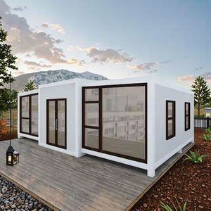Casa Contenedor Desmontable de 20 y 40 pies, Expandible, Portátil, Prefabricada, de Acero, Tipo Sándwich, Impermeable, Anticorrosión, para Campamentos Mineros, Proveedor con Certificación CE - Product Image 1