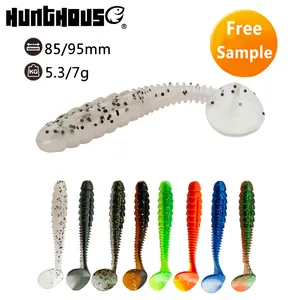 fishing soft bait shad t tail soft lure