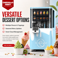 Máquina expendedora inteligente de helados y jugos, totalmente automática, sin necesidad de asistencia, para venta minorista