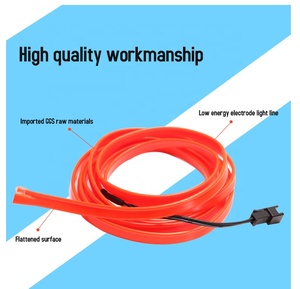 Luces <span class=keywords><strong>LED</strong></span> de Tira para Interiores de Automóviles, Cable EL, Luces de Neón USB, Luces Intermitentes, Kits de Iluminación Ambiental para Decoración Interior de Automóviles - Product Image 4