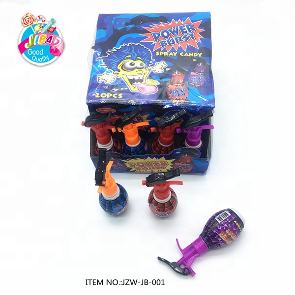 Оптовая продажа, Кислая жидкая конфета, мощная Взрывная ручная граната, конфеты с распылителем