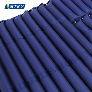 Cama de PVC de nailon de alta calidad, tubo médico a rayas, colchón de aire de curva completa médica, colchón de burbujas de aire plegable con tipo CPR - Product Image 5