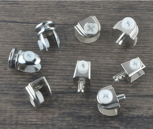 Zinc Alloy <strong>Glass</strong> Clamp <strong>Shelf</strong> <strong>Supports</strong> - Product Image 1