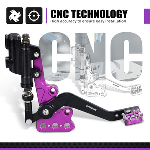 <span class=keywords><strong>Kit</strong></span> de Modificación Completo NICECNC para Surron Lightbee X S Segway X160 X260, Reposapiés de Aluminio CNC 6061-T6, Piezas de Enlace Trasero - Product Image 2