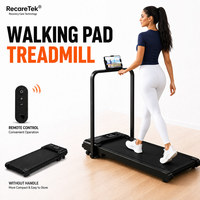 Caminadora con Pantalla Digital, Caminadora Plegable para el Hogar, Máquina de Ejercicio Cardiovascular para Interiores, Equipo de Gimnasio para Correr