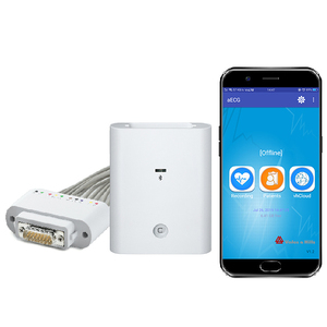 Vales & Hills ICV200 ワイヤレスポケット12チャンネル心電計 ポータブル心電図 Android対応 - Product Image 1