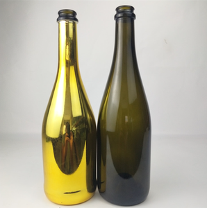 Bouteille de vin en verre transparent électroplaqué vide de 750 ml pour spiritueux et champagne avec <span class=keywords><strong>bouchon</strong></span> - Product Image 6